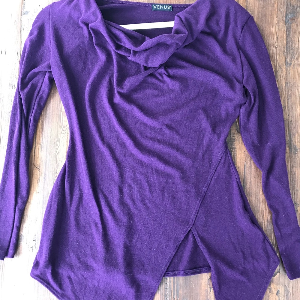 Venus Draped Cowl neck sweater/shirt